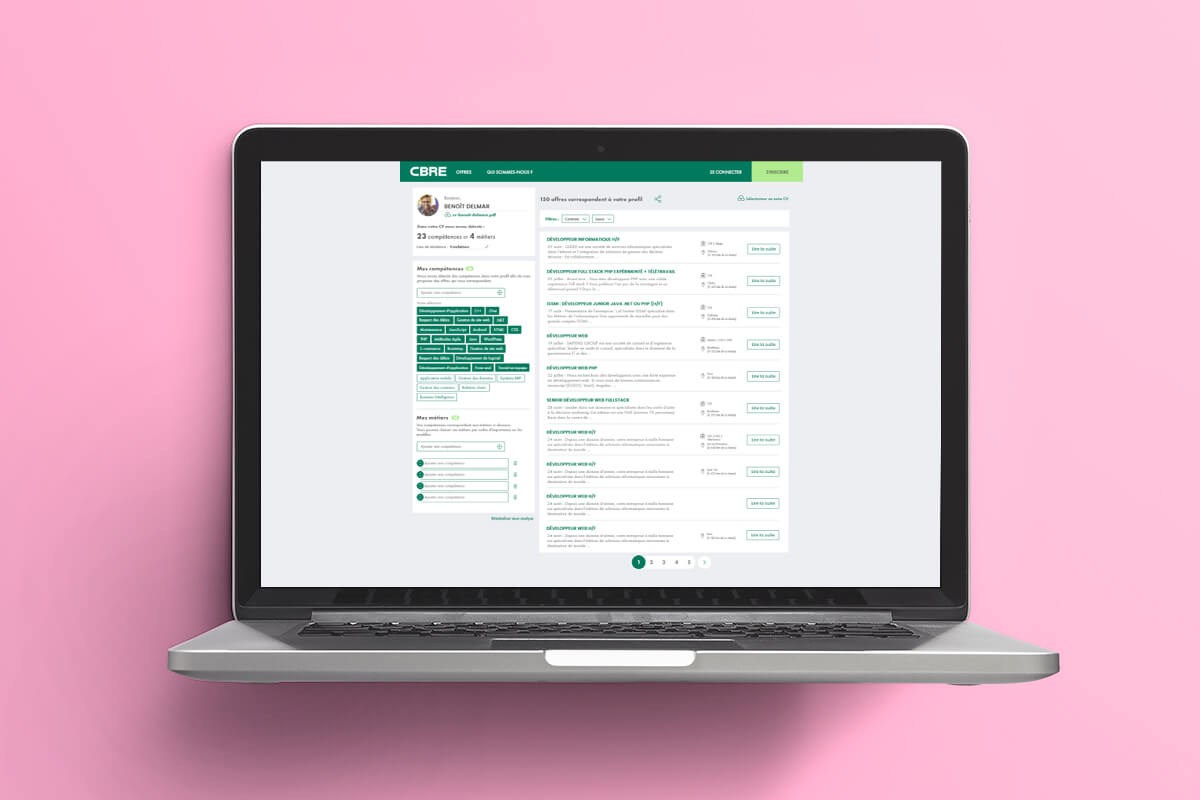 Site-recrutement-CV-Catcher-CBRE-matching-cv-offres-emploi
